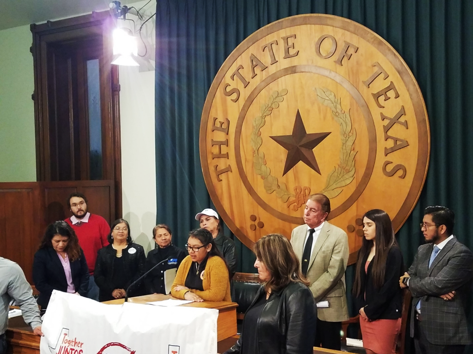Miriam Manzano, an Escalera STEM student from East Austin College Prep speaks out against HB413, which would repeal the Texas Dream Act, making higher education unaffordable for college-bound DREAMers.