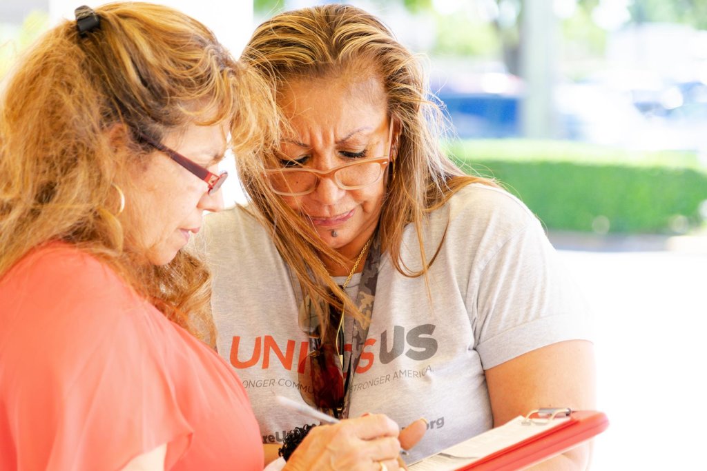 UnidosUS canvassers in Florida have already registered more than 21,000 voters in the state as of December 2019. We are working to build on that success with in-person voter canvassing in Texas, and across all our digital networks nationwide.